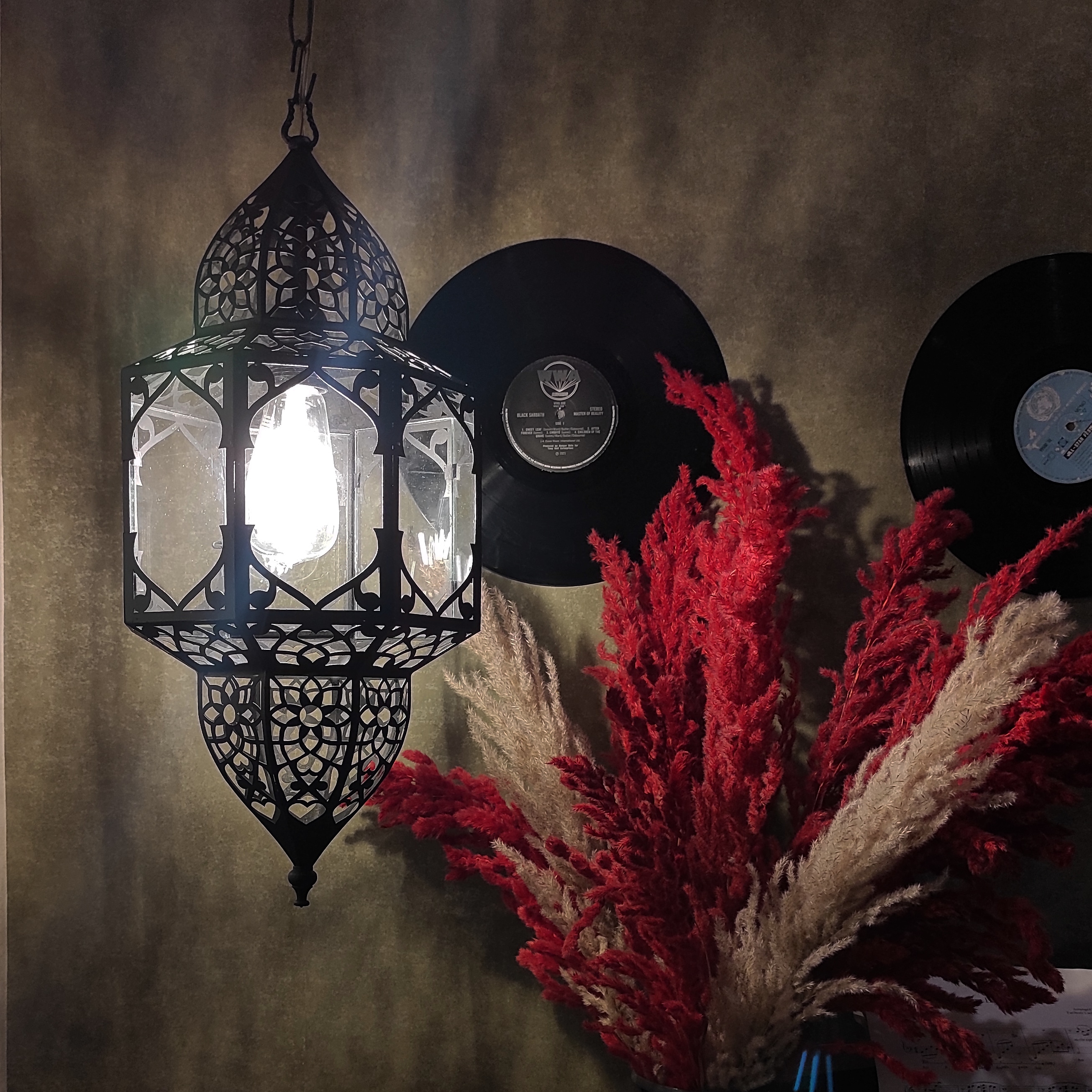 لوستر مراکشی هشت وجهی مدل ترنج