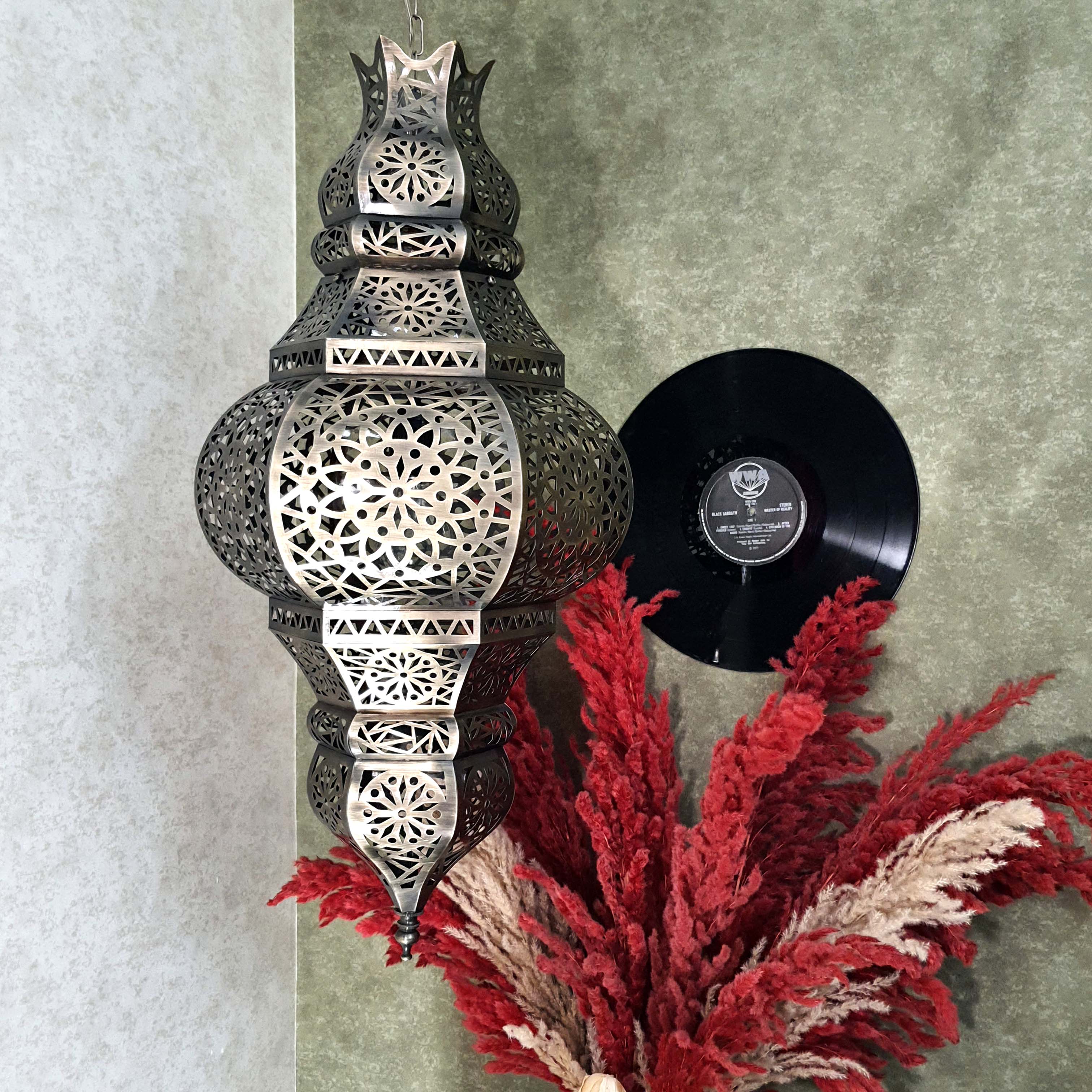 لوستر مراکشی شش وجهی فرید